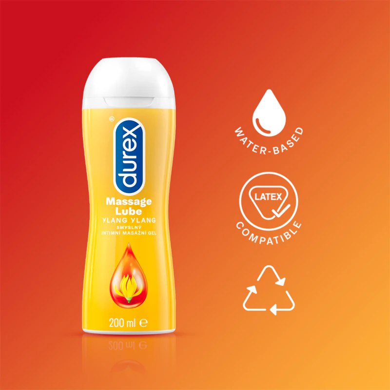 Durex Ylang Ylang -hieronta- ja liukugeeli