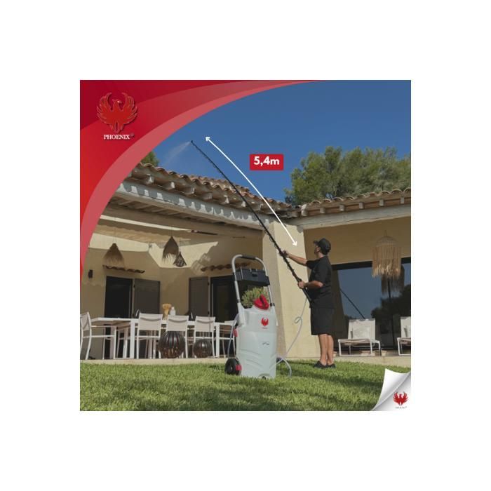 PHOENIX Perche EVO  télescopique 5.4M  pour PRO et DORSAL SPRAYER