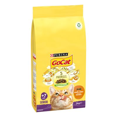 Go Cat Senior Pollo, Riso e Verdure