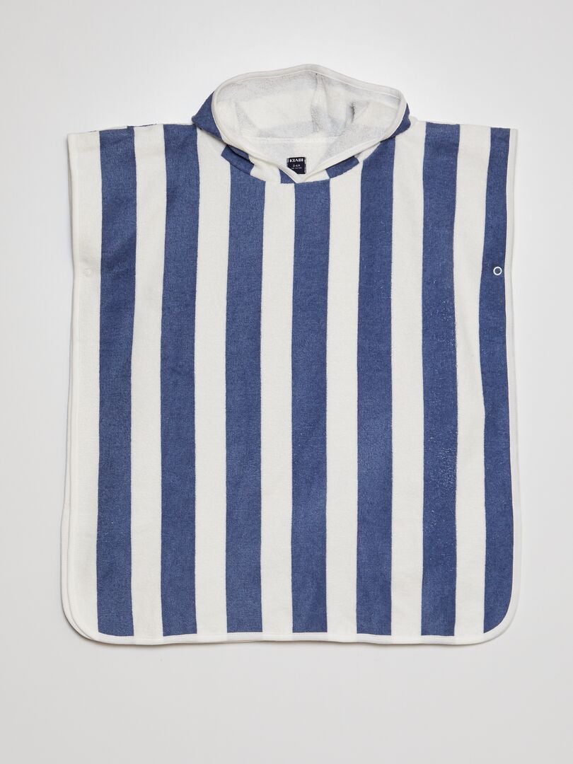 Badponcho - BLAUW