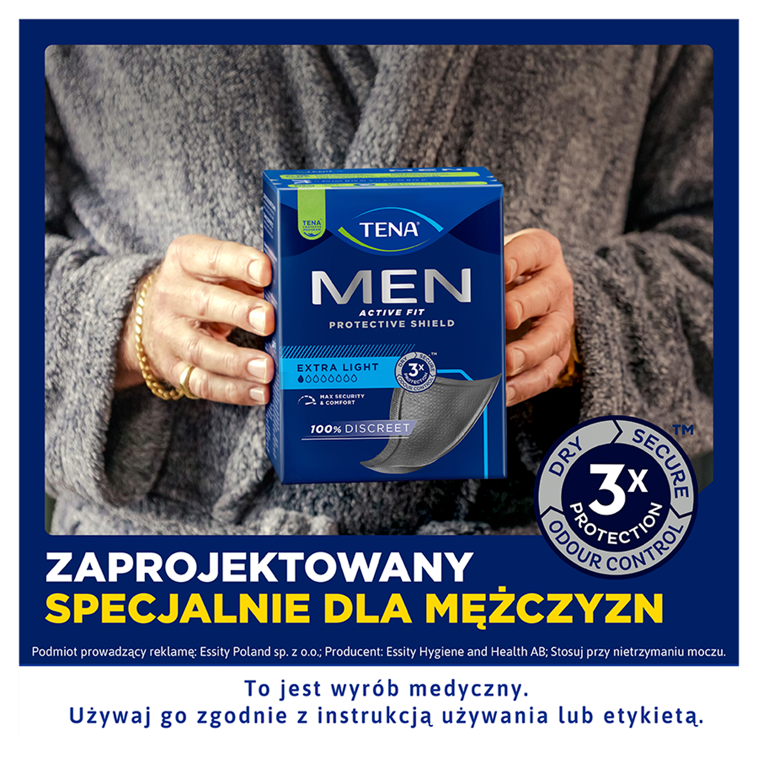 Tena Men urologische inlegkruisjes 14 stuks voor mannen
