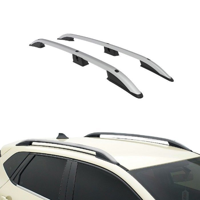 Turtle Crown Roof Rails Cross Rail Set for Ford B-Max B232 2012-2017 (MPV) Silver