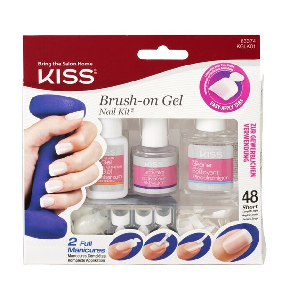 Sada na gélové laky Kiss Brush On