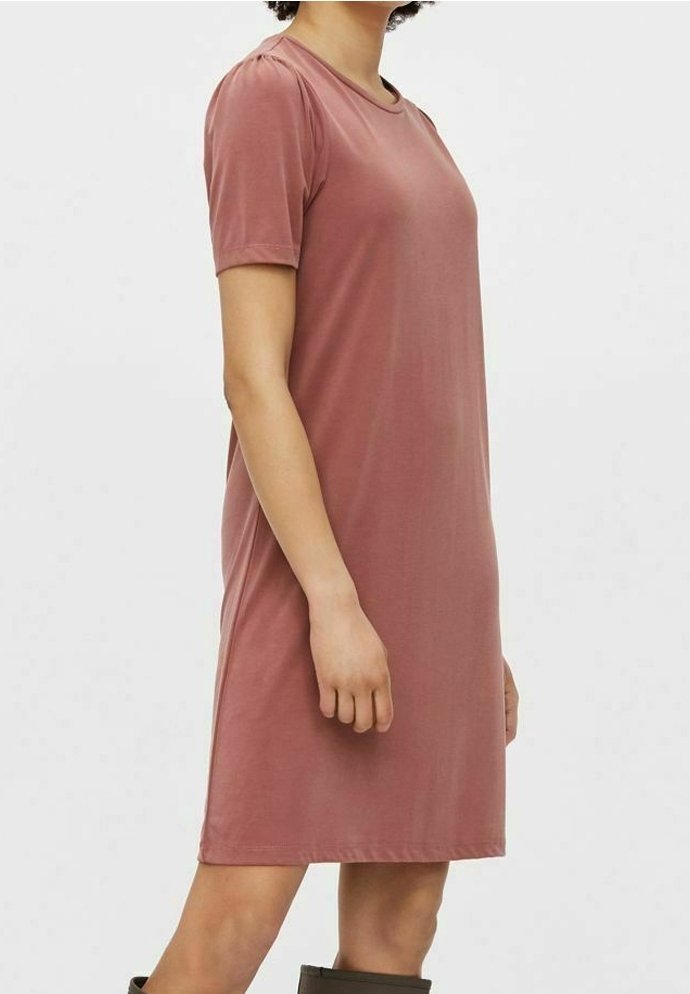 Robe en jersey rouge