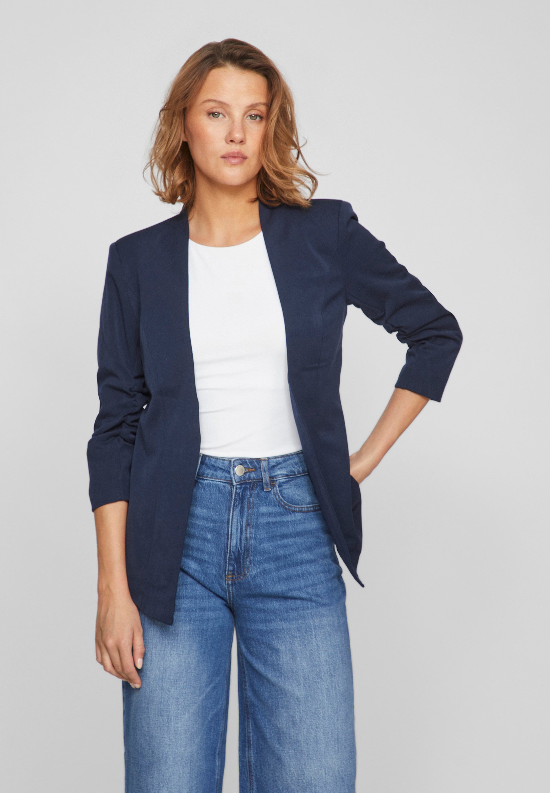 VILA VIHER - Blazer - marineblauw