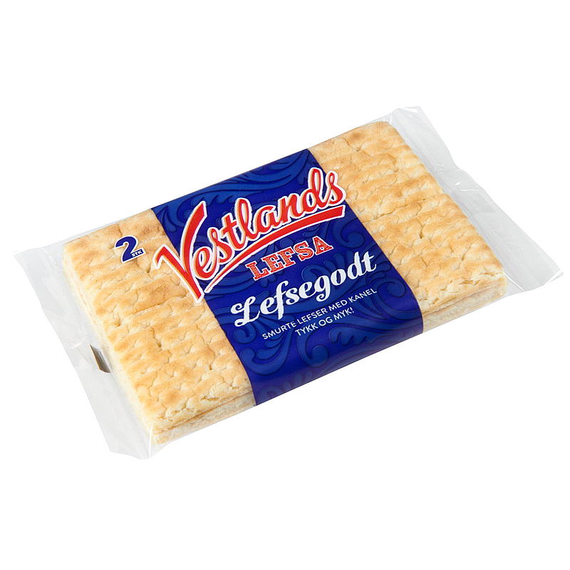 Lefse tar emot 2 st 115 g Vestlandslefsa