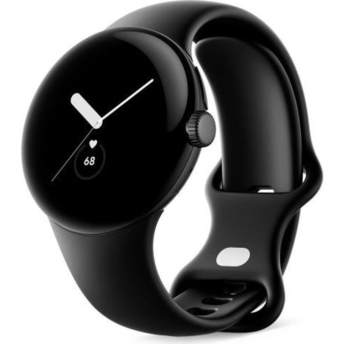 Smartwatch Google Pixel Watch - 41 mm - Nero opaco Active - Cinturino in ossidiana