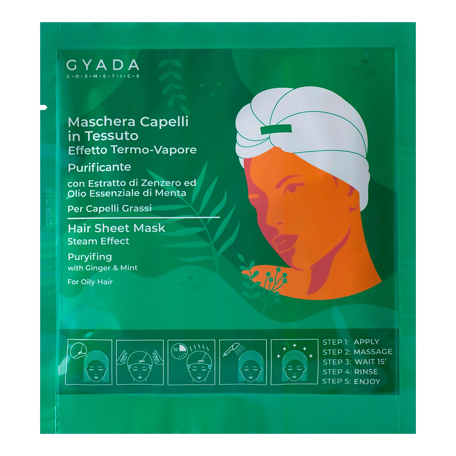 Maschere Capelli in Tessuto Maschera Purificante E Antiforfora - Maschera Purificante Capelli, Maschera Antiforfora Capelli