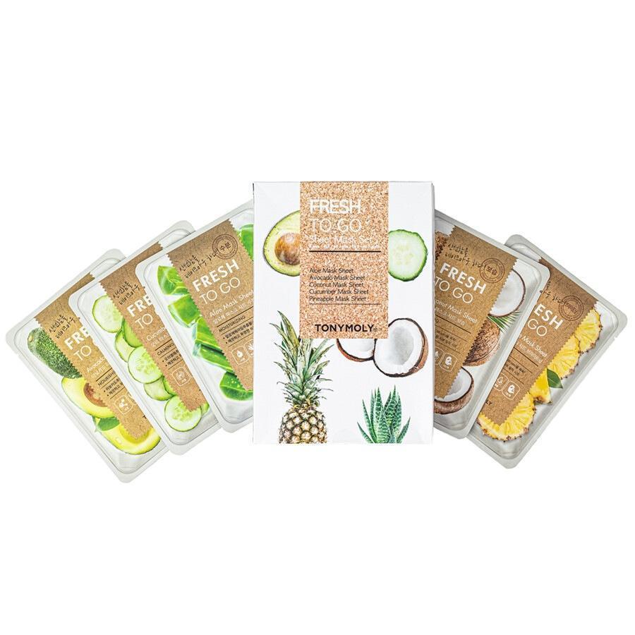 Tonymoly toplotnoizolacijska maska za tuširanje Fresh to go set - Maska za tuširanje Fresh to go