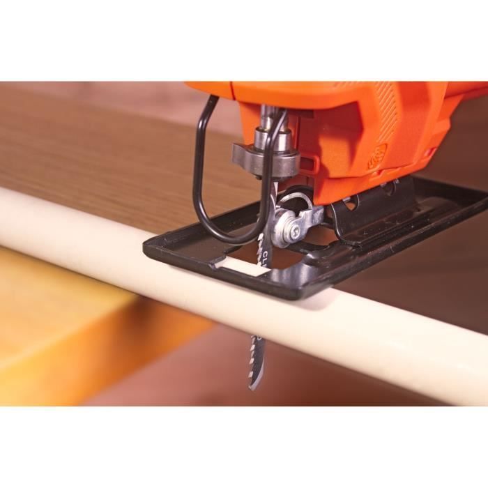 Corded jigsaw - BLACK+DECKER - BES603-QS - 400W - 18mm stroke - with blade