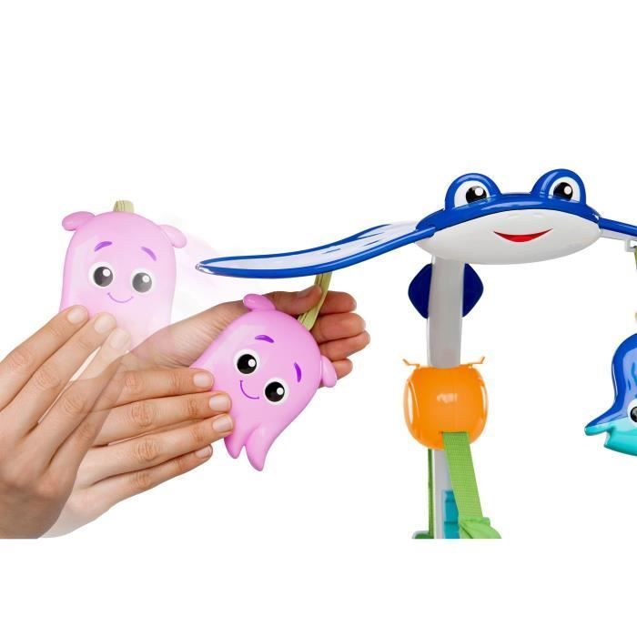 DISNEY BABY -NEMO- Centro attività multi-giocattolo per neonati, regalo per neonati, girevole a 360°, 13 giochi interattivi Disney