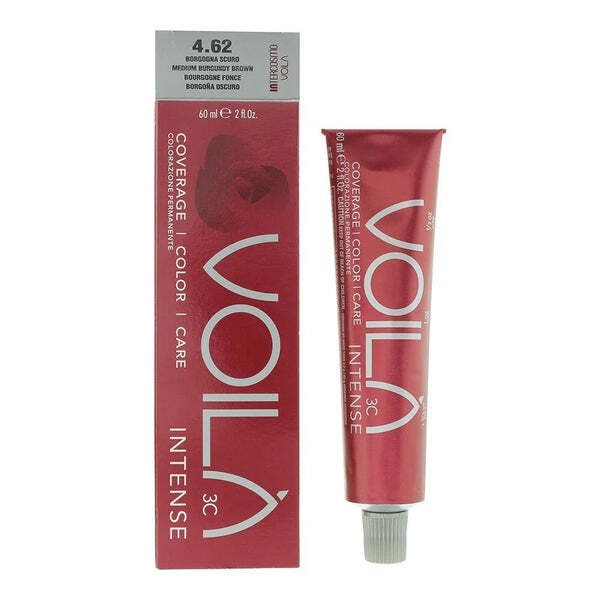 Vopsea de păr Intercosmo Voila 60ml 4.62 Șaten mediu vișiniu