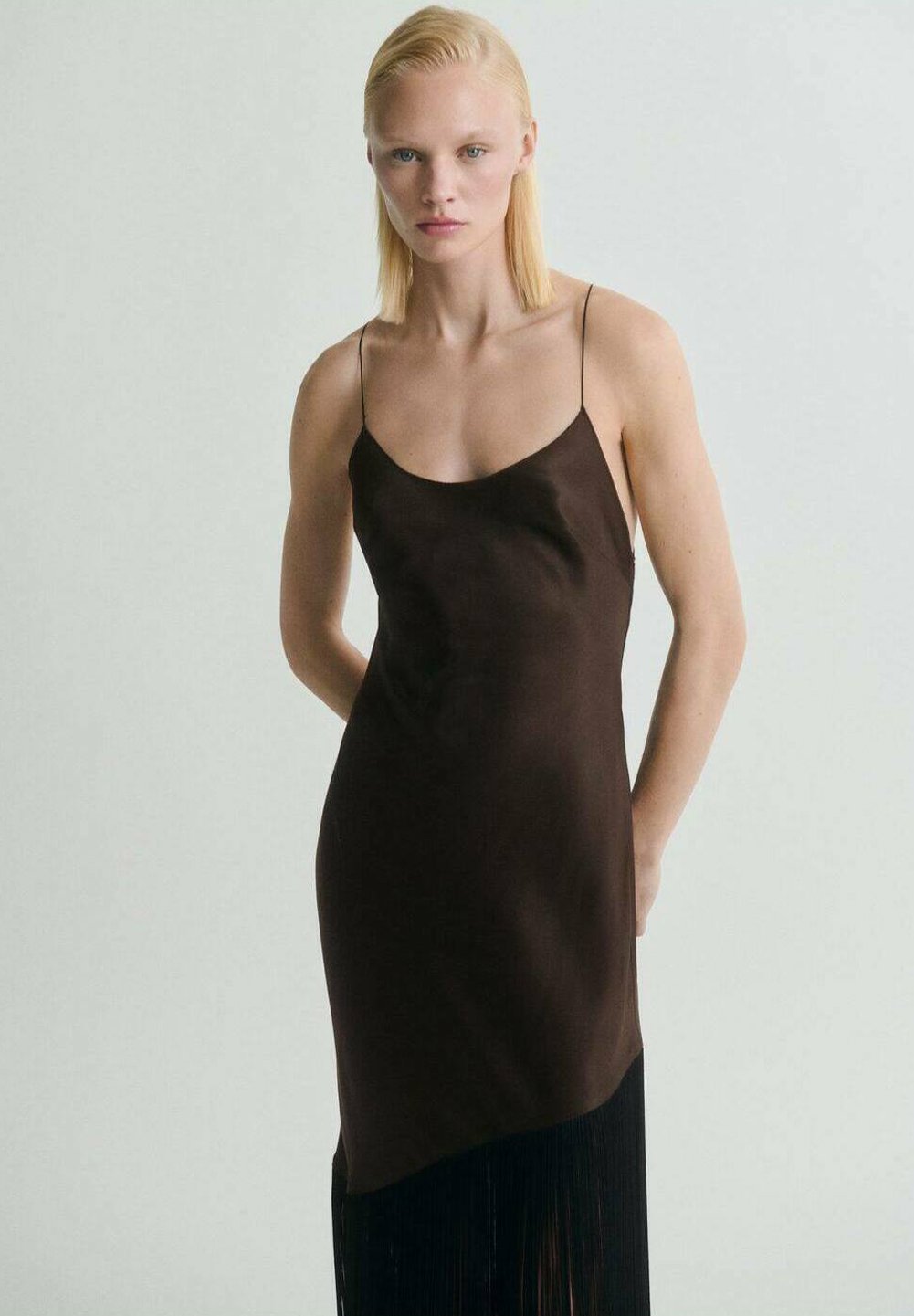 Mango maxi-jurk - bruin