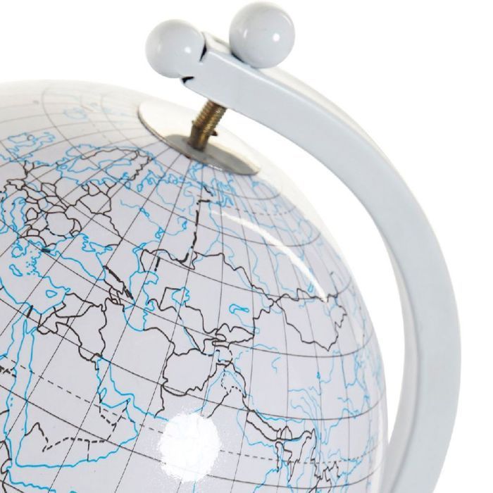 Globe Terrestre sur trépied - 36 cm - Métal - Intérieur - Adulte - Mixte