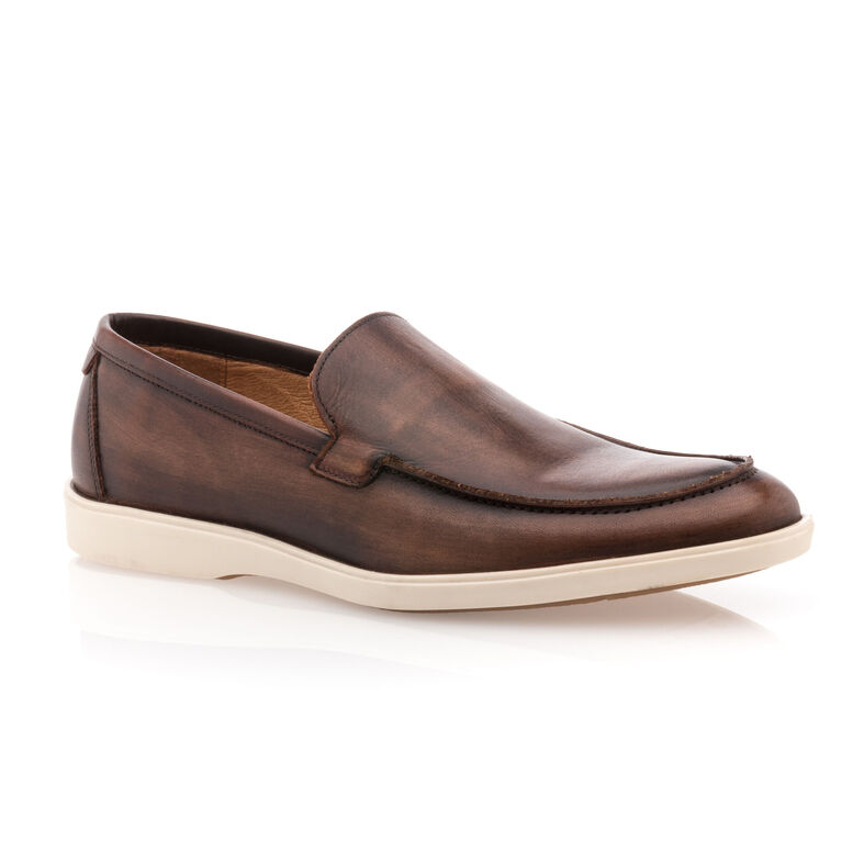 Miesten ruskeat loaferit/veneilykengät