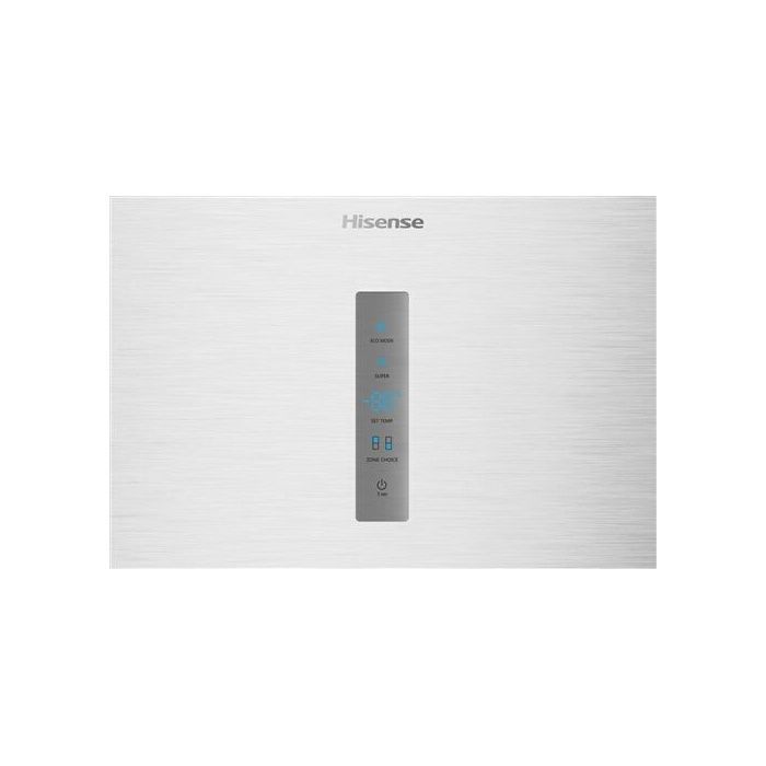 Frigorífico Hisense FCN300CCD1 con congelador inferior, acero inoxidable 304L