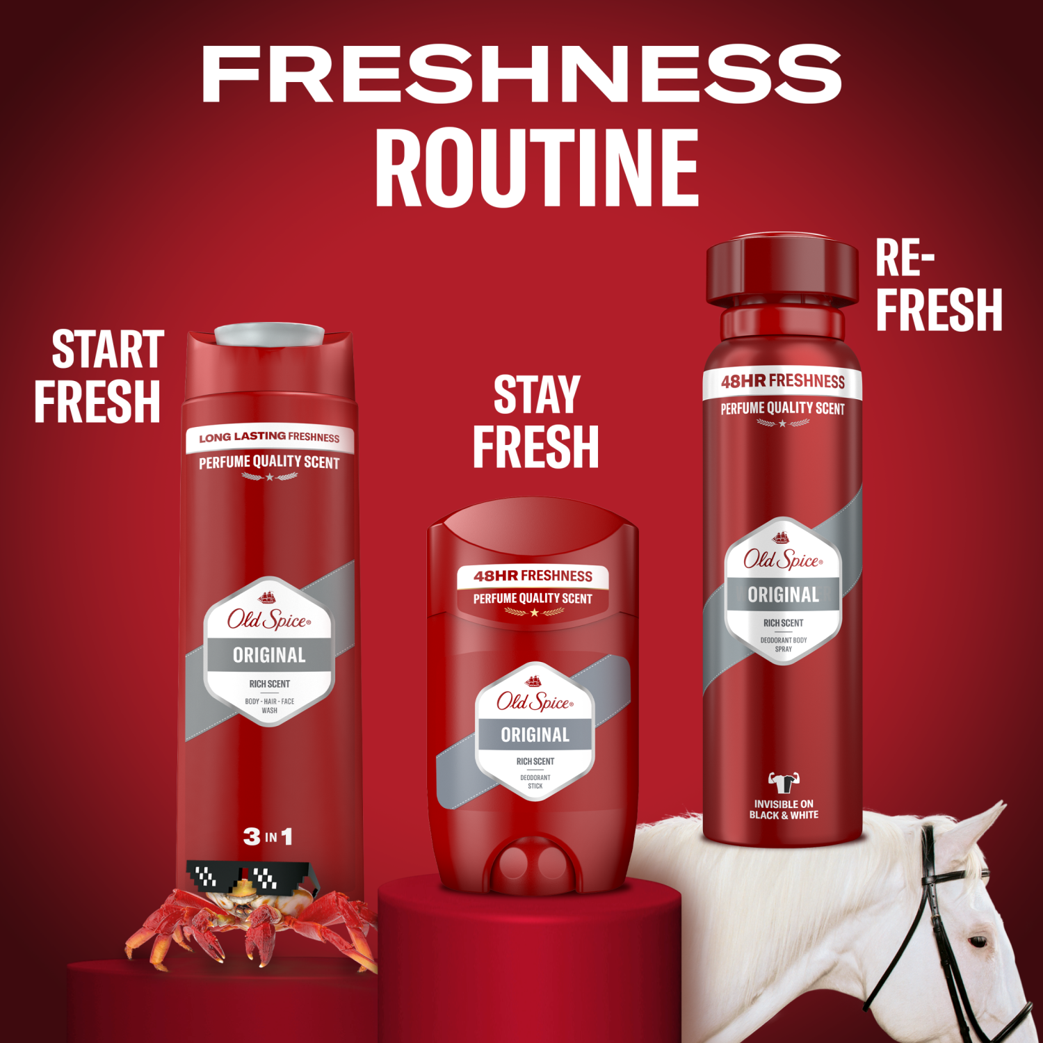 Gel za prhanje Old Spice za moške 400ml Original