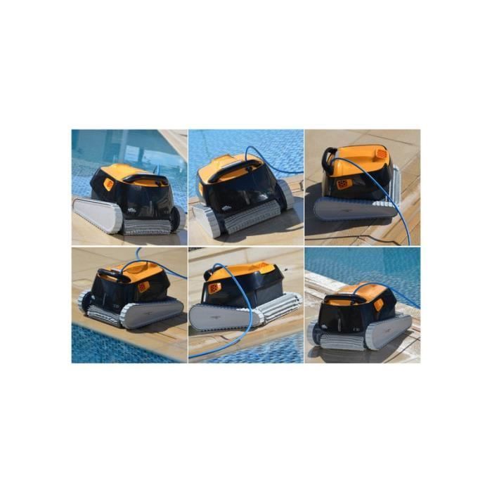 Robot eléctrico para piscinas - Dolphin Maytronics - E30 - Limpia el fondo y las paredes - 12 m - Ligero 7,5 kg