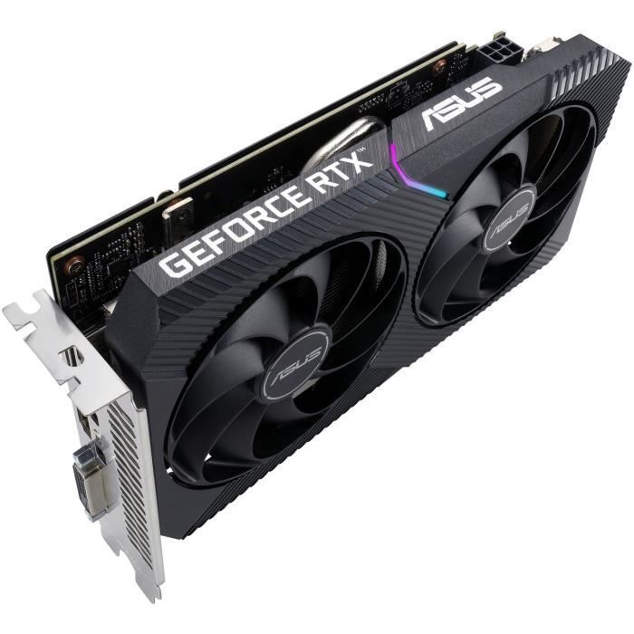 Scheda grafica - ASUS - Dual - RTX 3050 - 8 GB GDDR6 - PCI Express 4.0 - Risoluzione 7680x4320