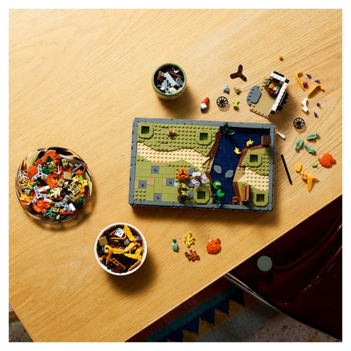 LEGO Icons 11372 Le Jardin d’Automne - Set de Construction Adulte - Maquette Miniature