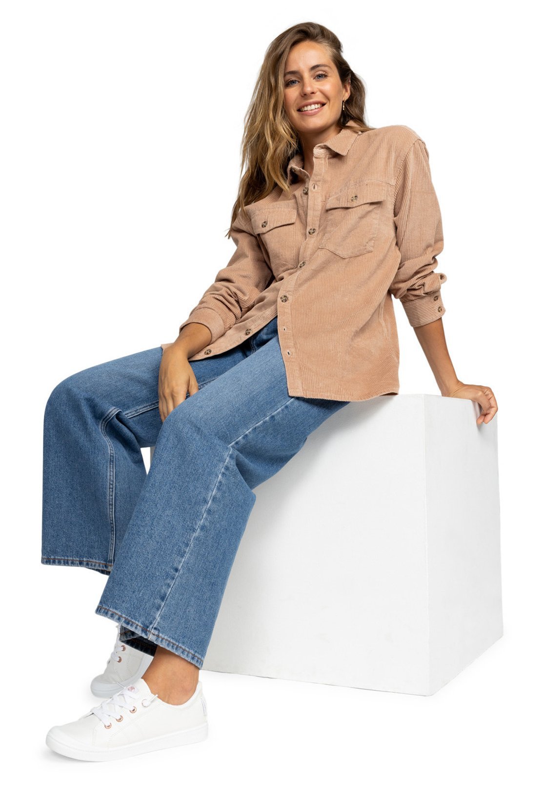 Roxy BAYSHORE PLUS LX - Casual veterschoenen - wit