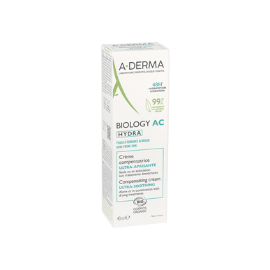 A-Derma Biology AC Hydra Crème compensatrice Ultra umirujuća krema za masnu kožu 40 ml 40 ml
