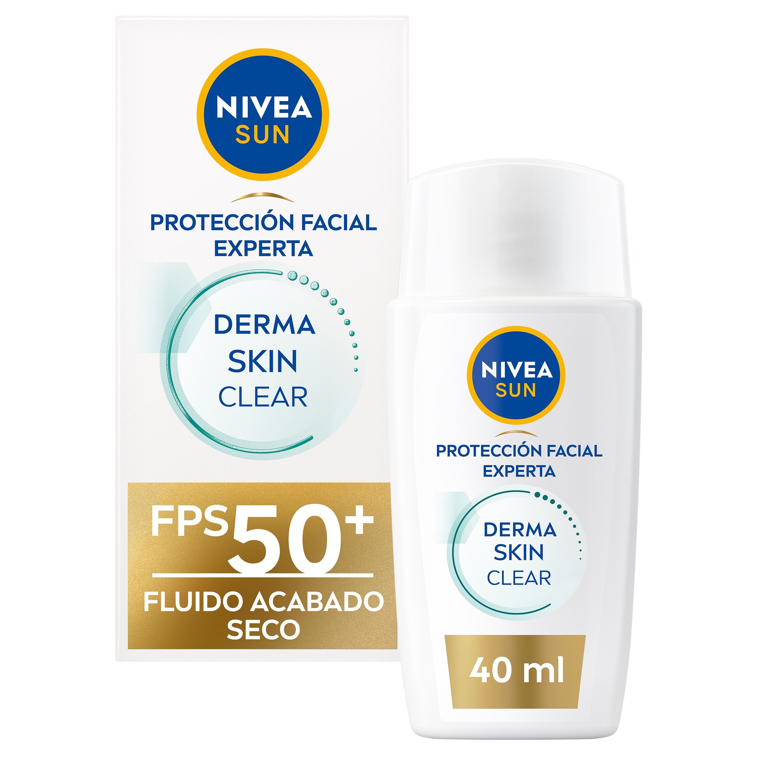 Derma Skin Clear zaščita za obraz SPF 50 Zaščita obraza