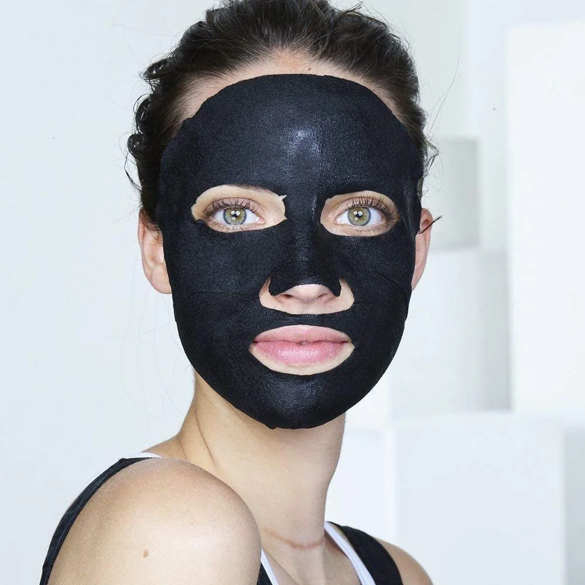 Skin Active Maschera in Tessuto Pure Charcoal - Maschera Purificante viso