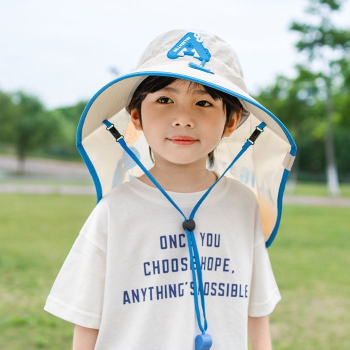 Sombrero FUNMOON para niños, sombrero de verano para el sol, sombrero de playa para bebés, sombrero de pescador ajustable para exteriores - 686073
