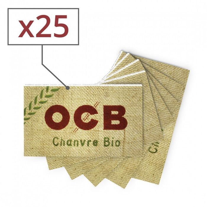 Papel de liar de cáñamo orgánico OCB x 25