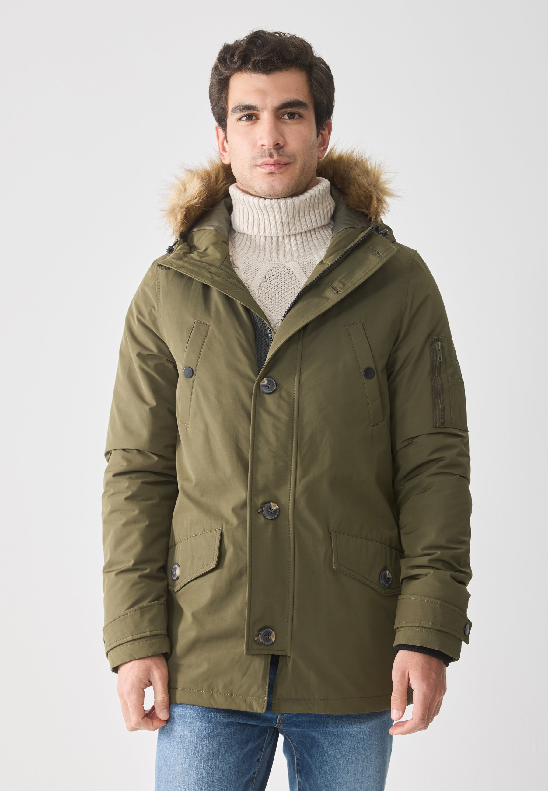 Pier One Parka - kaki