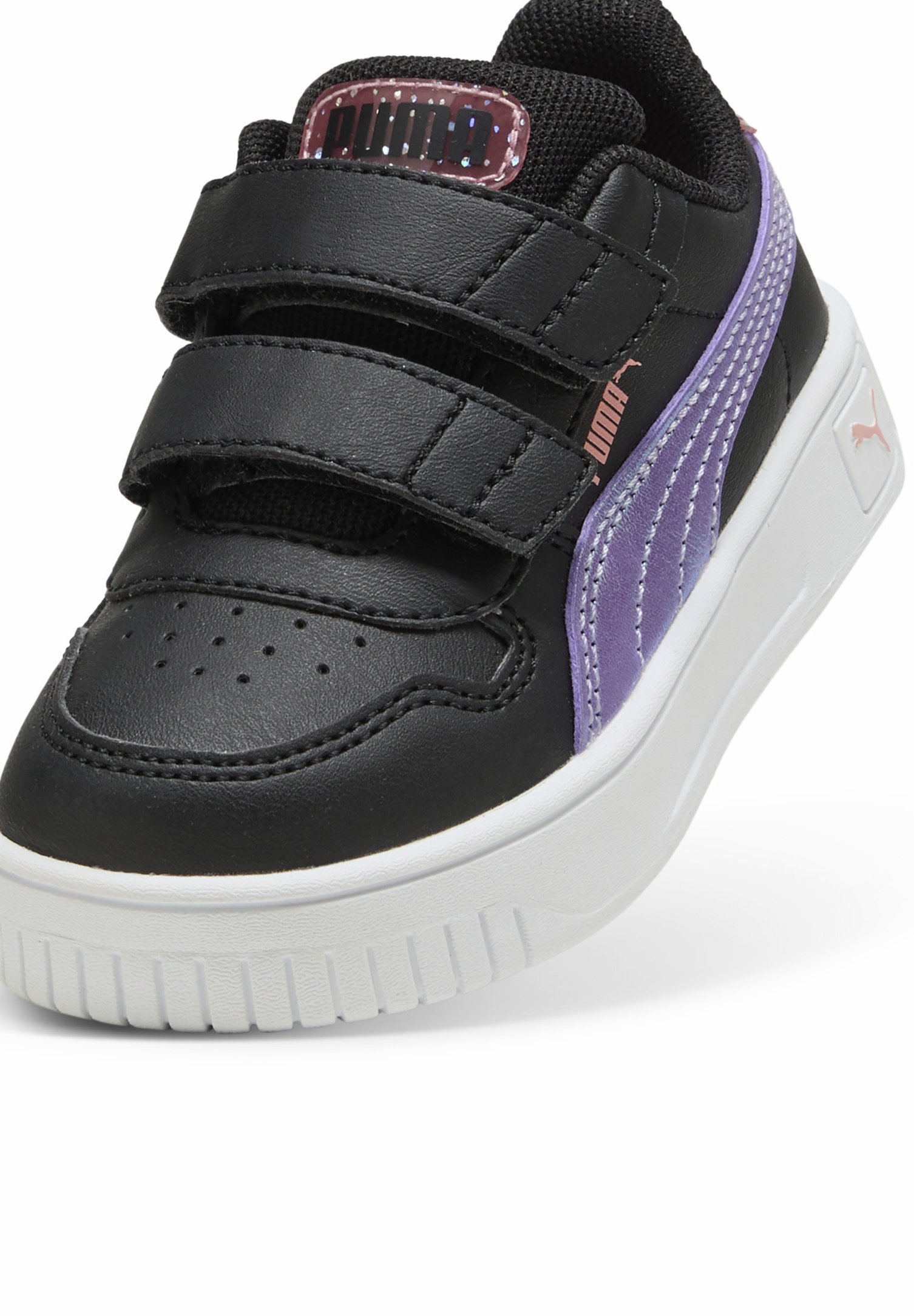 Puma CARINA STREET BLURRY DREAMS - Scarpe per neonati - nero lavanda rosa acceso frutta