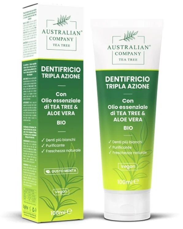 Dentifrice OPTIMA à l'huile essentielle d'arbre à thé australien pour une hygiène bucco-dentaire optimale