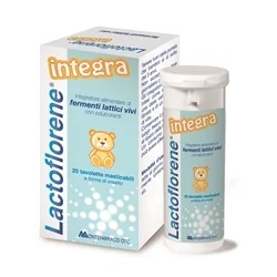 LACTOFLORENE Lactoflorene Integra fermentiertes Milchprodukt Nahrungsergänzungsmittel für Kinder 20 Tabletten