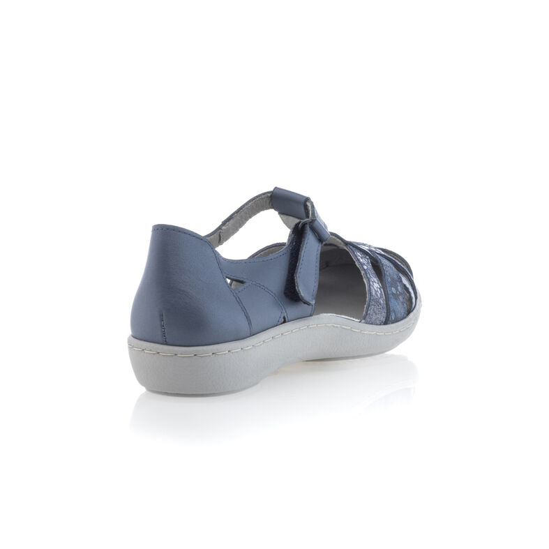 Zapatos cómodos para mujer, color azul.