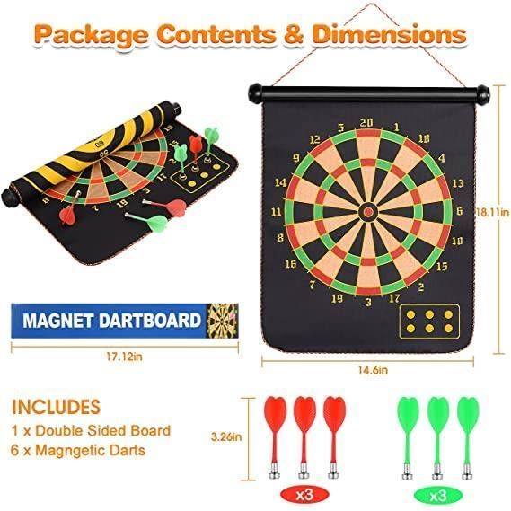 Juegos de dardos para niños, juguetes deportivos para interiores y exteriores, regalos para niños y niñas de 3 a 15 años.