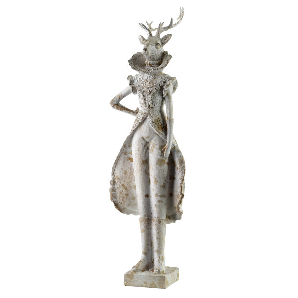 SANTA LILA Figura łoś dziewczyna 13,5x10,5x43cm