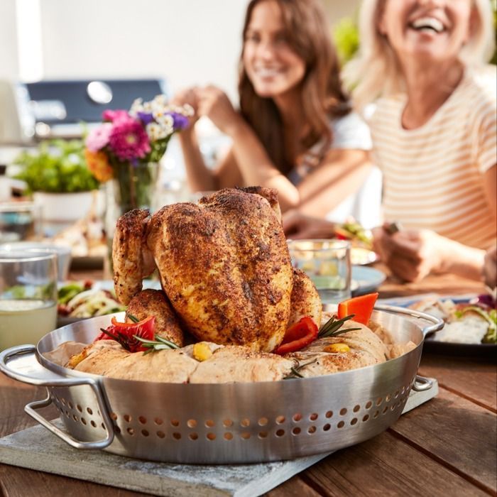 Griglia per arrostire il pollo Weber GBS - Acciaio inossidabile - Grigio
