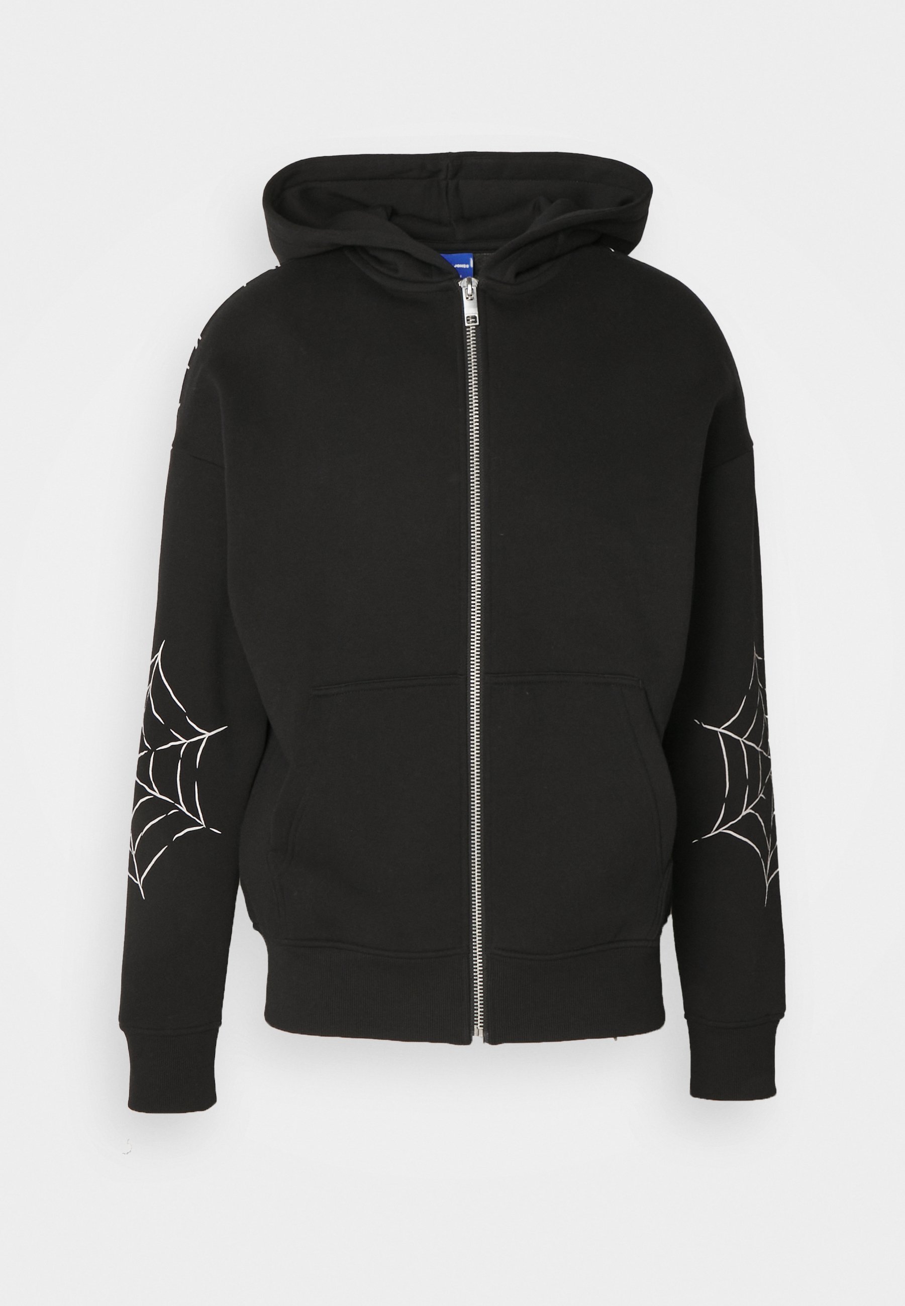 Jack & Jones JORWEB ZIP HOOD UNISEX - Sweatshirt met rits - zwart