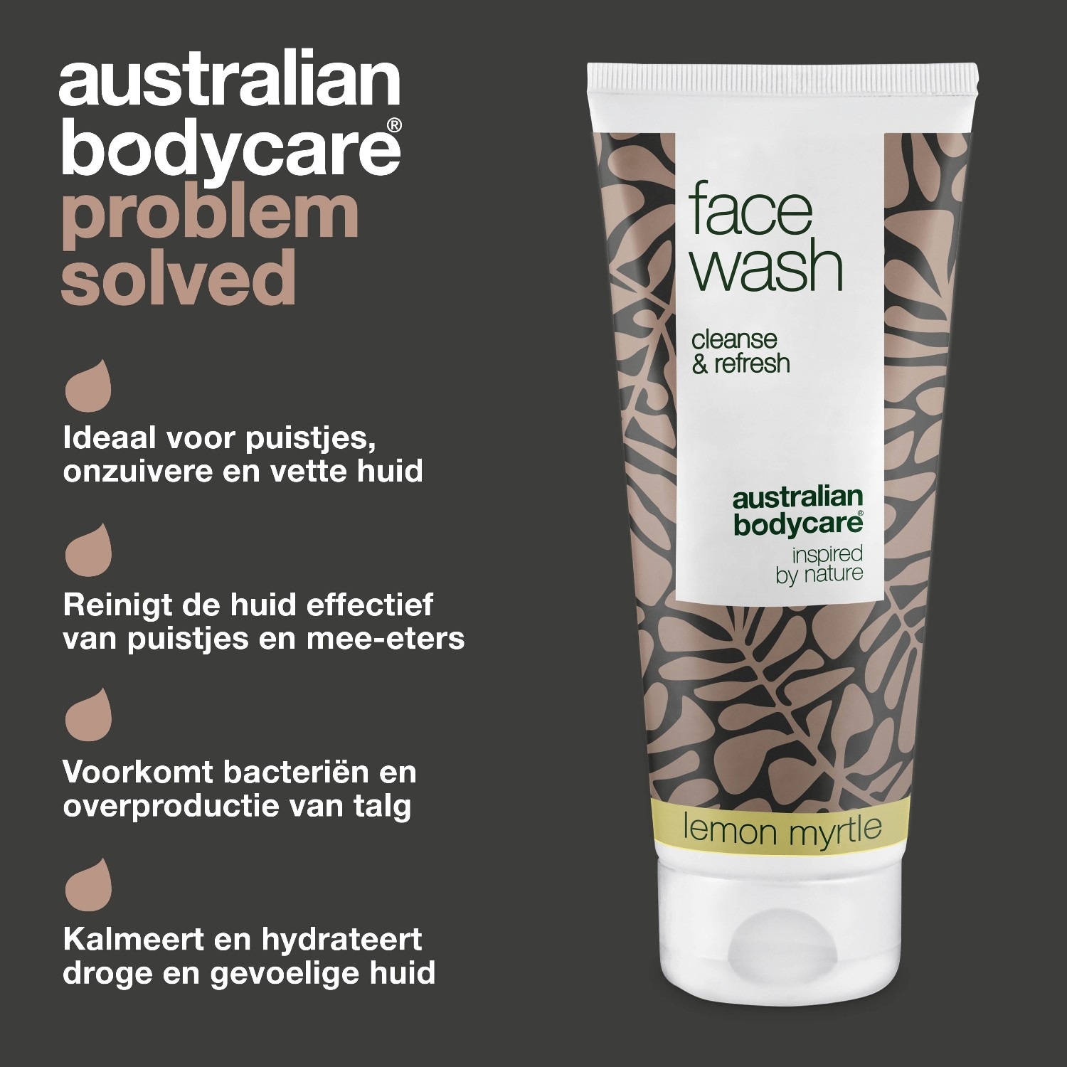 Australian Bodycare tīrīšanas želeja sejas mazgāšanas želeja ar citronu un mirti - 100 ml