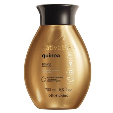 Dárková sada O Boticário Nativa Spa Quinoa Pack: tělový olej a krém na ruce Quinoa, 1 kus od každého.