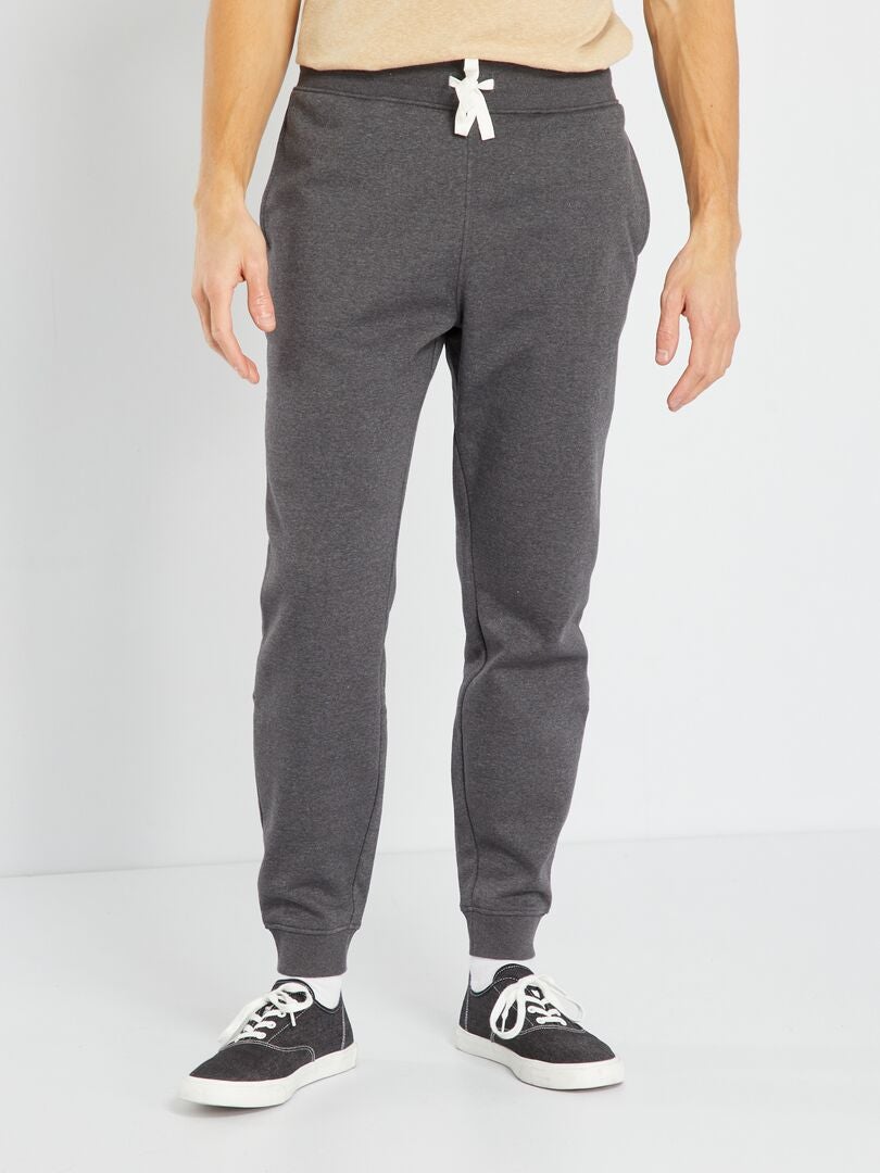 Fleece joggingbroek - GRIJS