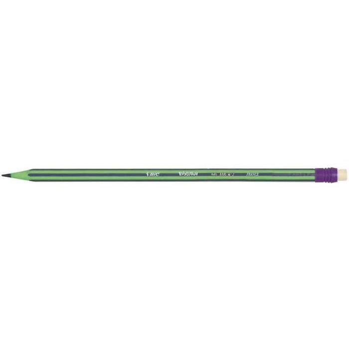 Potlood - BIC - Evolution 646 - HB - 2 mm - Diverse kleuren - Gemengd