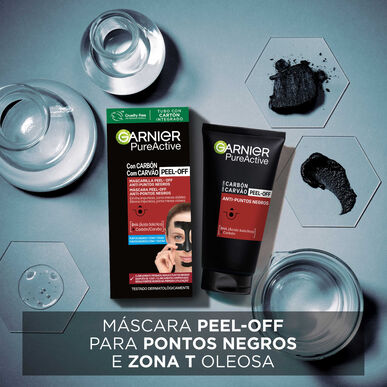 Garnier Pure Active Anti-Blackhead Mask -hiilenpunainen kuorintanaamio 50 ml 50 ml