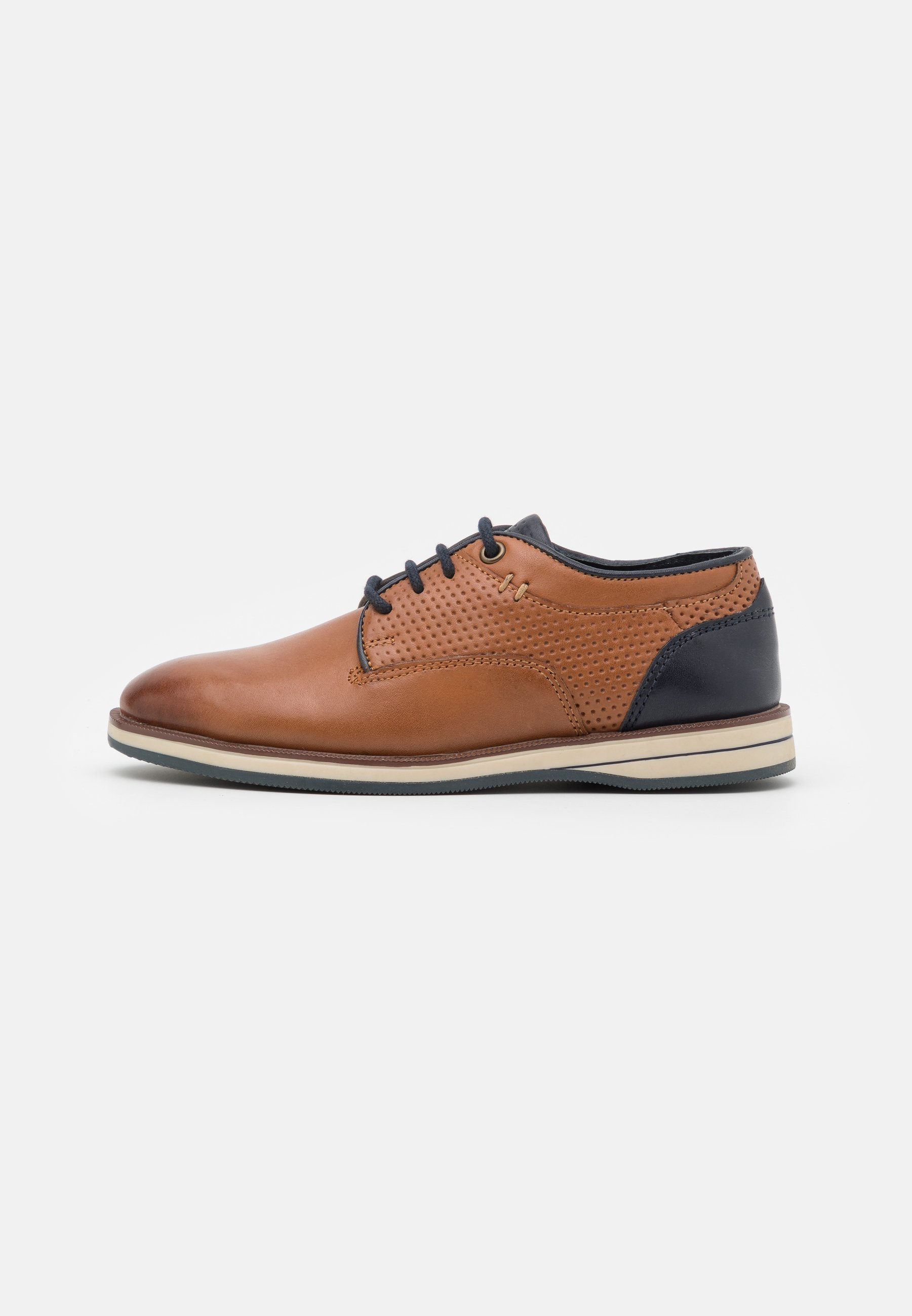 Friboo ĀDA - Ikdienas apavi ar šņorēm - konjaka krāsā