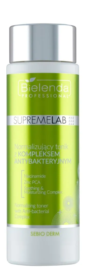 Bielenda Professional Supremelab SeBIODerm Tonik normalizujący z Kompleksem Antybakteryjnym