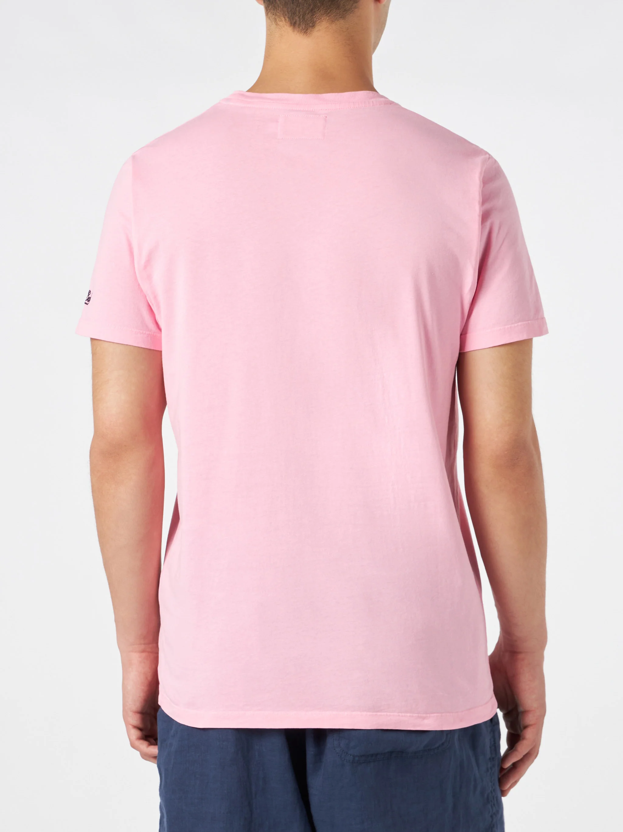 Vintage katoenen T-shirt voor heren met Dammi una Ves-print.