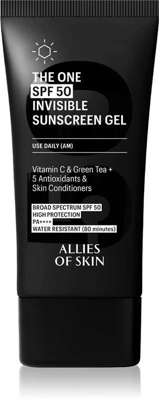Allies of Skin The One Gel Protetor Solar Invisível FPS 50
