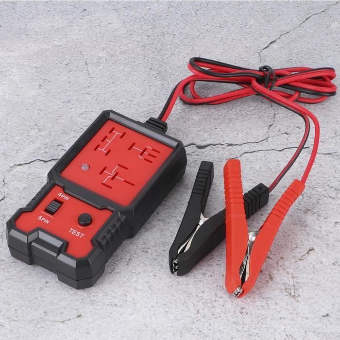 Tester per relè - FAFEICY - 12V - Portatile - Display a LED - 4/5 pin