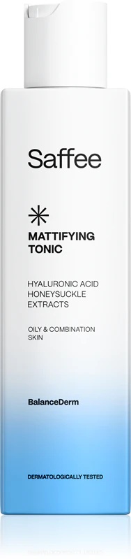 Saffee BalanceDerm Mattifying Tonic attīrošs un matējošs toniks taukainai un kombinētai ādai